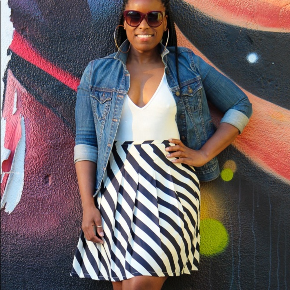 Pleated Mini Skirt